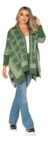 Ruana Poncho Casual Y Estilo Para Mujer 4924 Rich