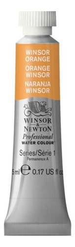Tinta aquarela Winsor Newton Cotman 5 ml cores S-1 Tubo laranja S-1 Nº 724