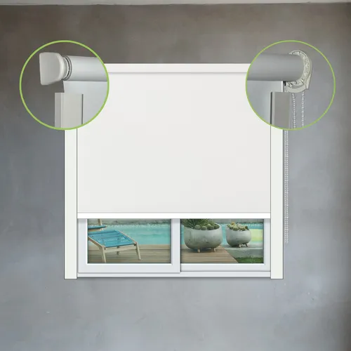 Cortina Roller Blackout 200x140 + Guías Laterales Decor City