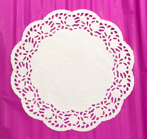 Imagem 2 de 2 de 100 Papel Rendado Doilie 30,5cm-convites,lembrancinhas,decor