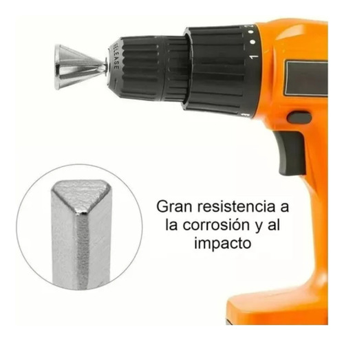 . Broca Desbarbador Tornillo Biselado Acero Inoxidable