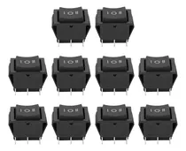Comprar 10 Interruptores Basculantes De Plástico Con Botón Pulsador