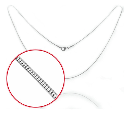 Cadenita Mujer Collar Dama Colita De Rata Cadena Fina 0.9mm 