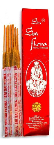 Incienso Sri Sai Flora Original De India Paquete De 5 Sobres