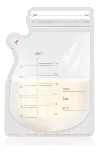 100 Piezas Bolsas Almacenamiento De Leche