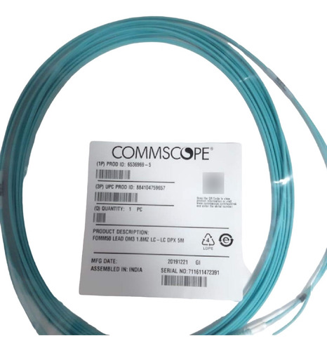 Patch Cord Fibra Systimax Multimodo Om4 3mts Lclc Mapnetperu