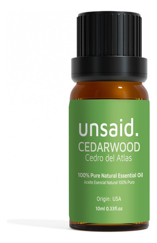 Aceite Esencial De Cedro Del Atlas 100% Puro Unsaid