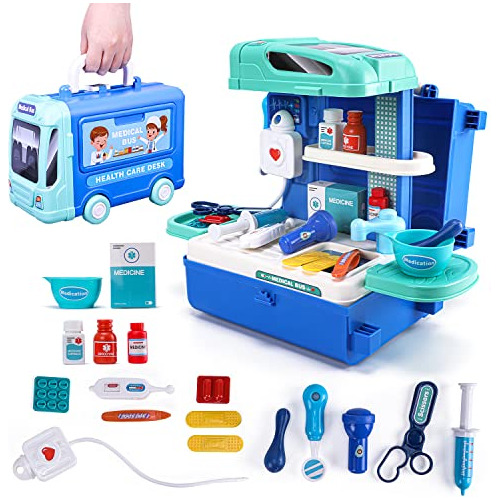 Kids Doctor Play Kit, 29 Piezas Pretend Medical Doctor ...