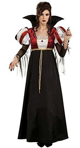 Real Vampiro Vestido Del Traje De Halloween De La Mujer.