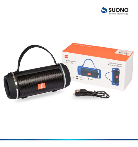 Imagen 2 de 10 de Parlante Portatil Bluetooth Radio Fm Potente Inalambrico Recargable Potenciado Excelente Regalo