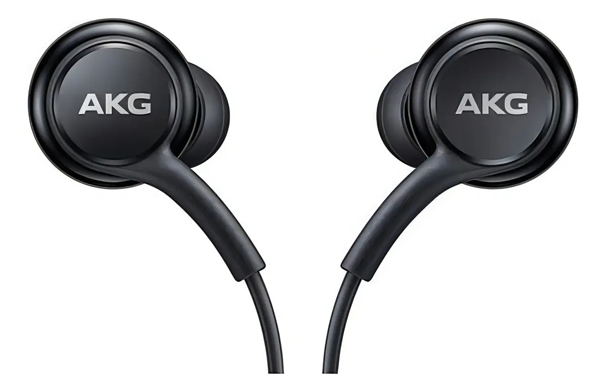 Fones de ouvido intra-auriculares pretos Samsung AKG EO-IC100 EO-IC100BBEGWW