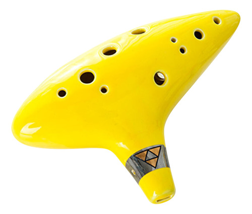 Ocarina Con Bolsillo Alto Portátil De 12 Orificios. Bolsa Pr