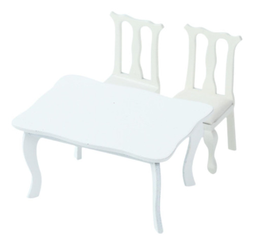 1:12 Juego De Mesa Y Silla De Casa De Muñecas, Manualidades