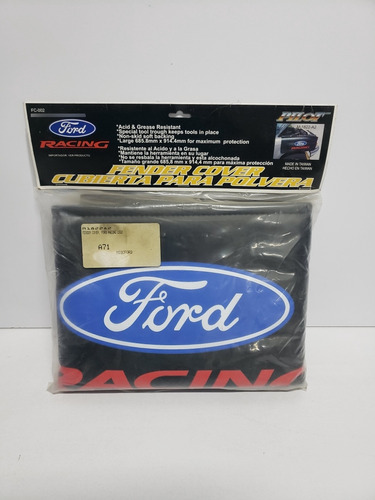 Fender Cover, Ford Racing Logo, Vinil 