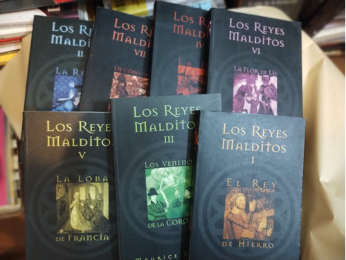 Los Reyes Malditos 7 Libros Maurice Druon Vergara 