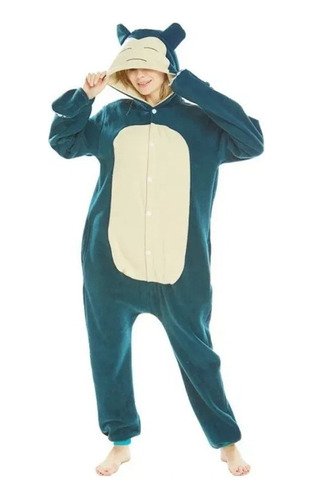 Pijama Kigurumi Pocket Monster Snorlax De Buena Calidad