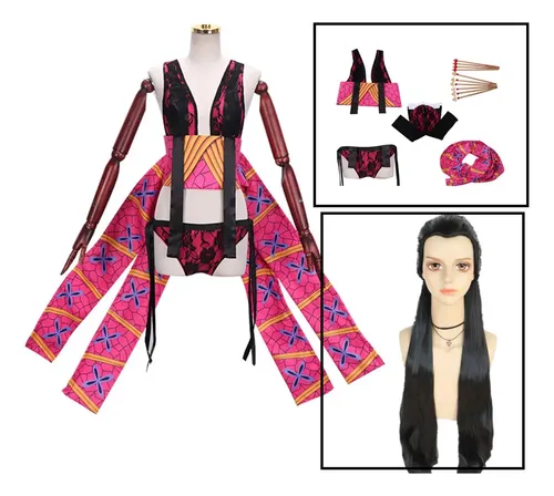 Syqiya – Disfraz De Kimono Cosplay De Warabihime (Daki) – Tallas XS A 3XL Para Fans Del Anime