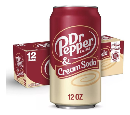 Dr Pepper & Cream Soda 12 Pack 355ml Americano