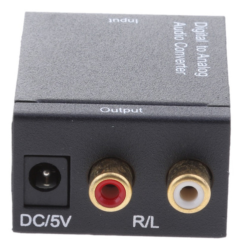 Adaptador Digital Spdif Toslink Coaxial A De Audio Analógico