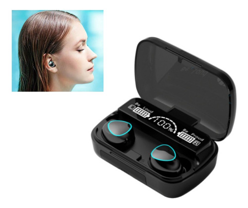 Mini Auriculares Intraurales Mirror Digital Para Música Blue