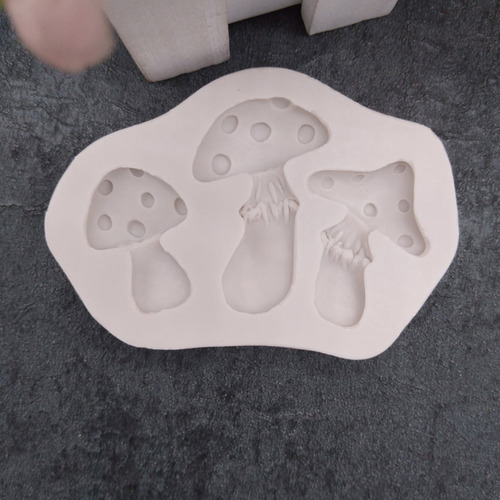 Molde Para Tartas Con Forma De Hongo, Fondant, De Silicona D