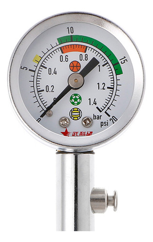 Reloj Neumático Con Manómetro Para Fútbol, Voleibol Y Balonc