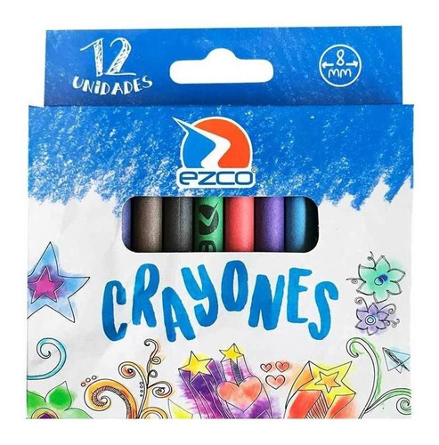Ezco Crayones Escolares X12 Colores Distribuidora Lv