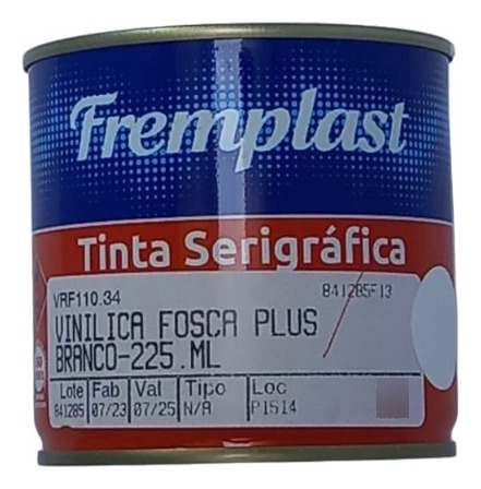 Tinta Para Vinilica Fosca Plus 225ml Fremplast