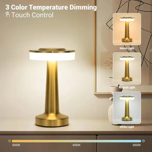 Nuevas Lámpara De Mesa Led Recargable - Inalámbrica Y Usb