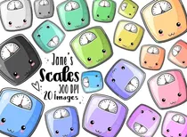 Comprar Cliparts Imagenes Png Balanzas De Colores Pasteles Mod Jk55