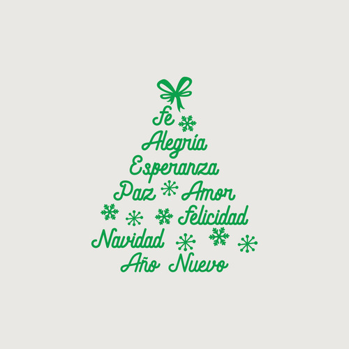 Sticker Vinyl Decor- Fe Alegria Esperanza Paz Amor-41 X 48cm