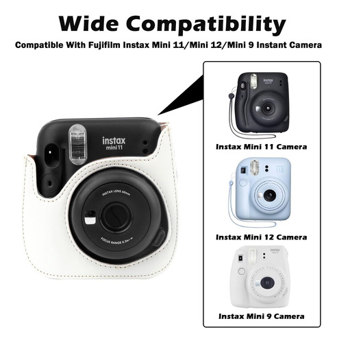 Funda Protectora Aextaest P/ Fujifilm Instax Mini 11 Blanco