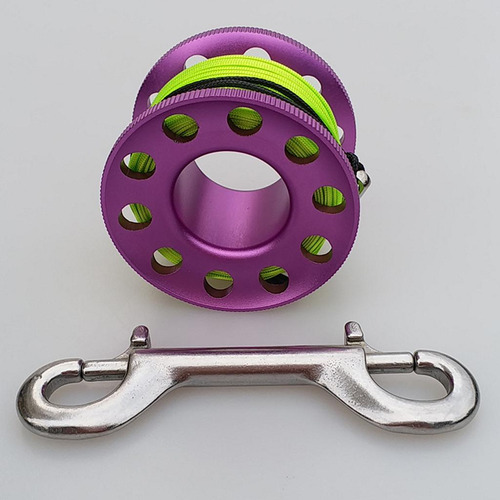 Carrete Con Cable De Seguridad Accesorios De Equipo Púrpura