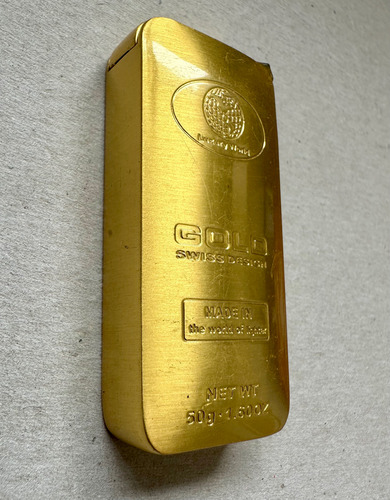 Encendedor Luxury World Swiss Gold (Usado)