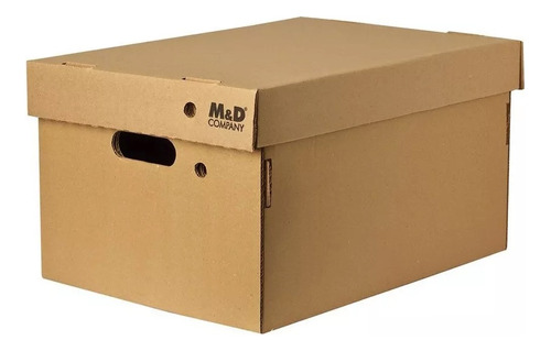 Caja Archivo Carton Mudanza C/tapa Premium 42x32x25cm X10un