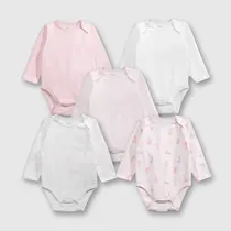 Comprar Pack De Bodies Bebés Rosa 55606 Colloky