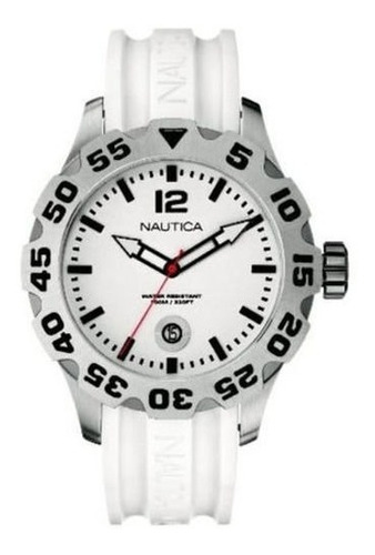 Reloj Náutica N14608g Blanco Original Garantia Oficial