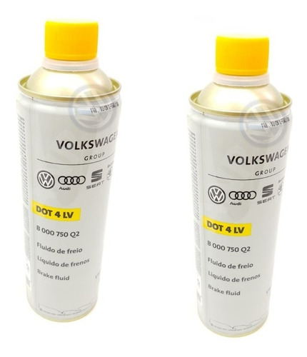 Kit 3 Fluidos De Freio 500ml Original Vw Audi 