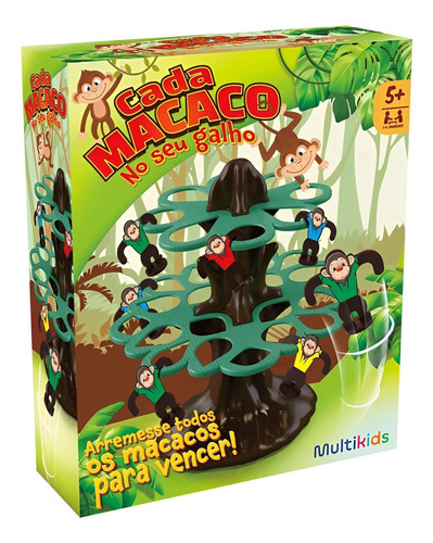 Jogo Cada Macaco No Seu Galho - Multikids