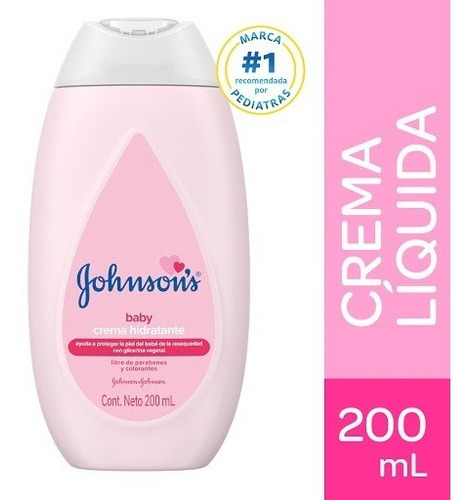 Crema Liquida Johnsons Baby Original 200ml