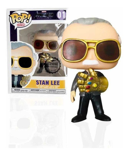 Pop Custom Stan Lee Guantelete Infinito Guante Thanos