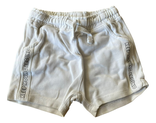 Short Blanco Zara Nene Talle 2-3 A Letras No Hym Gap Mimo 