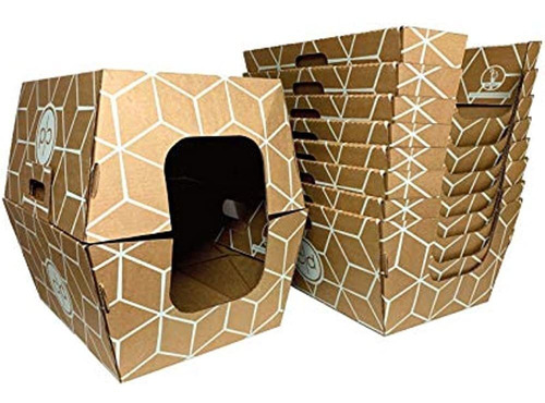 Gatos Del Deseo Cajas Desechables De Arena Desechables 10 Un