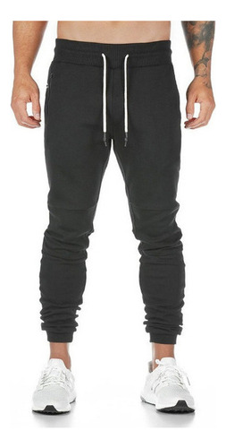 Pants Jogger Deportivo Casual Slim Fit Bolsas Cierre Moda