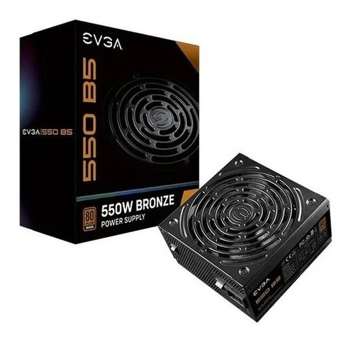 Fuente De Poder Evga 550w 80 Plus Bronze 550b5 220-b5-0550-v