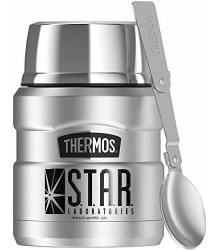 Termo Comida Acero Inoxidable 16oz Con Cuchara Plegable