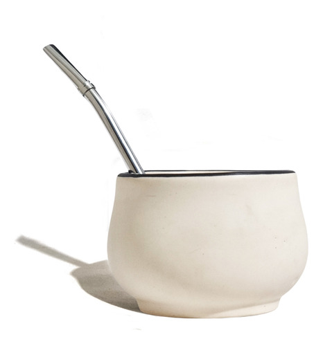 Taza Para Te Con Infusor Yerba Mate Tisanas Ceramica Premium