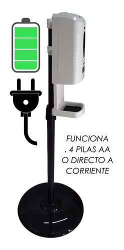 Imagen 7 de 10 de Sanitizador Con Termómetro Y Dispensador Alcohol Gel