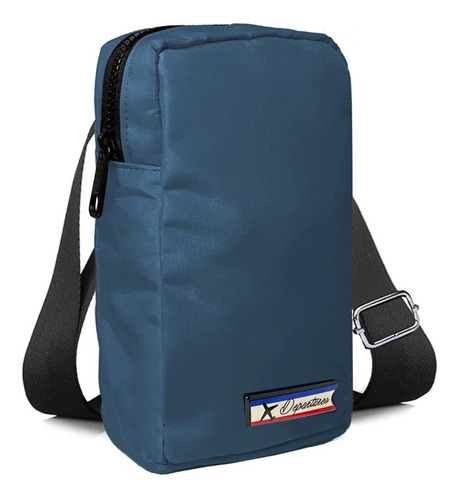 Imagen 1 de 6 de Porta Celular Bandolera Mini Bag Con Pin Correa Regulable