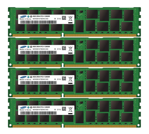 Imagen 1 de 1 de 16gb Kit (2x8gb) Ddr3 1600 Mhz Ecc Registered Server Memory